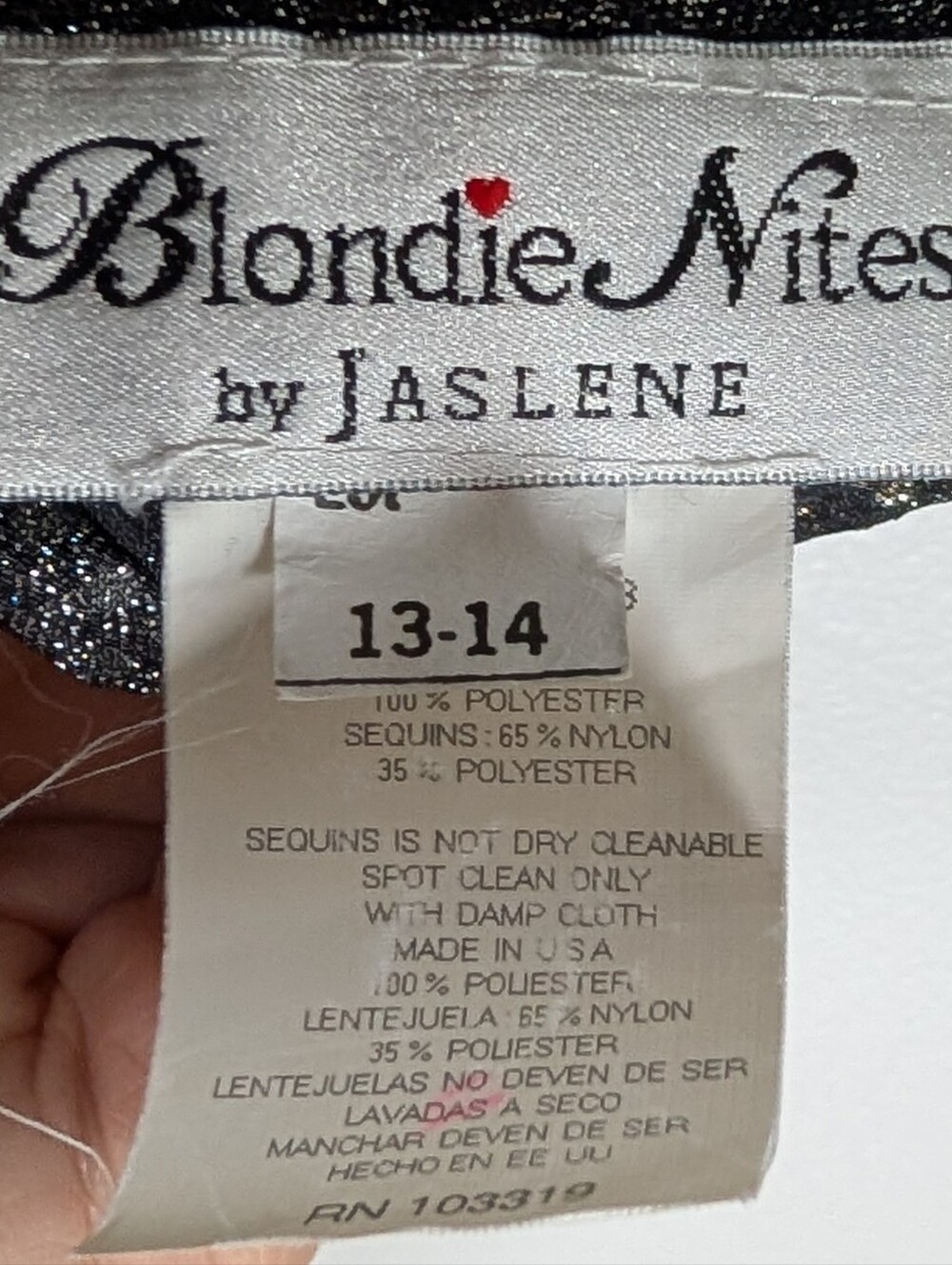 Blondie Nites By Jaslene Black Sequin With Silver Underlay Cowl Neck Maxi Dress - Picture 3 of 9